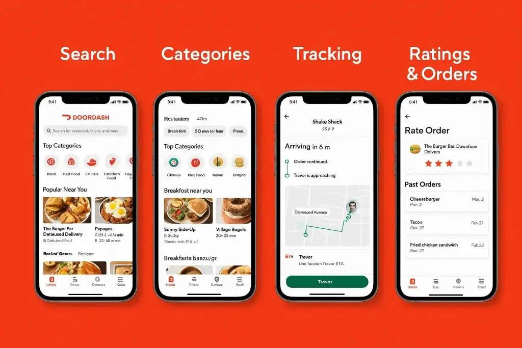 What is DoorDash App and How Does It Work? 2 doordash app features screenshots