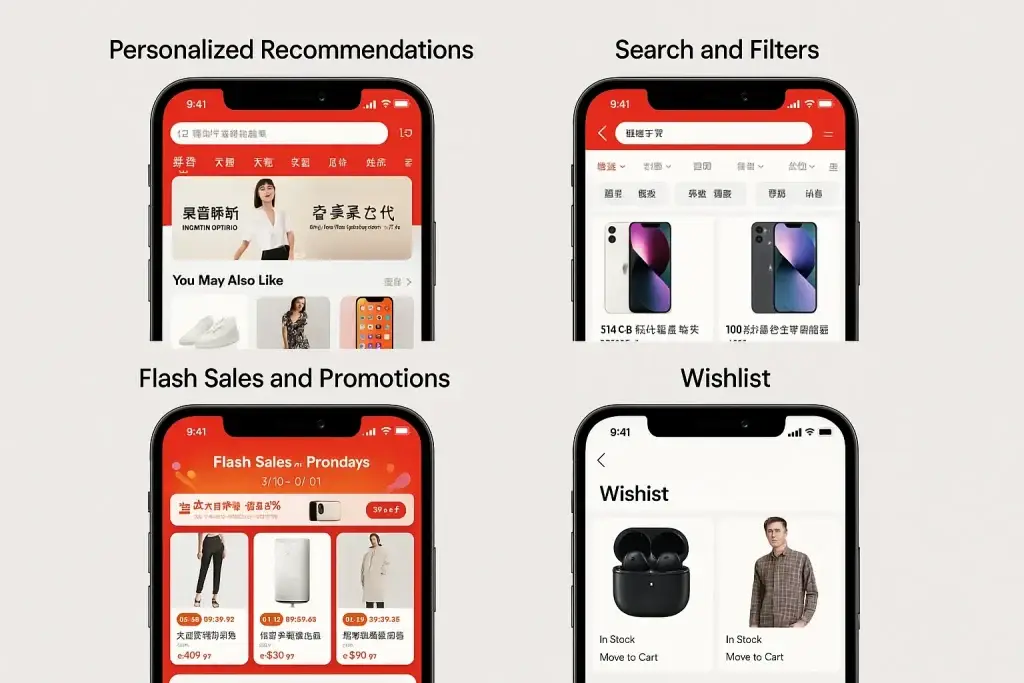 What is Tmall and How Does It Work? 2 tmall app feature screenshots
