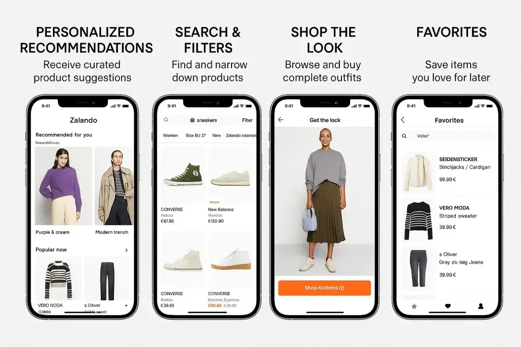 What is Zalando and How Does It Work? 2 zalando app features screenshots