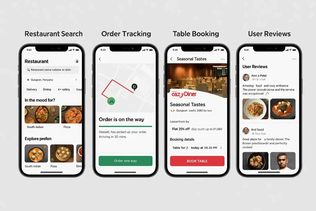What is Zomato App and How Does It Work? 2 zomato app features screenshots