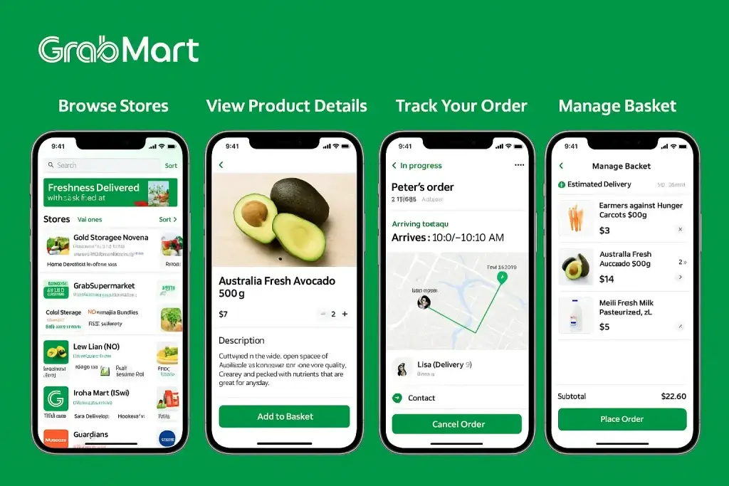 What is GrabMart and How Does It Work? 2 grabmart app feature screens