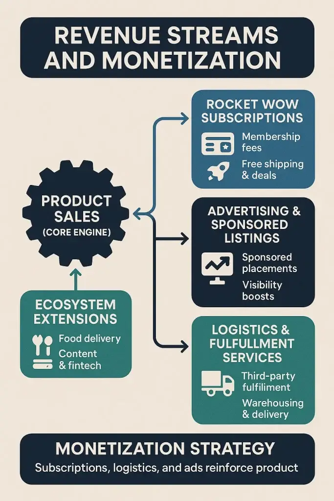 Business Model of Coupang : Complete Strategy Breakdown 2025 1 Revenue Streams and Monetization Design 19