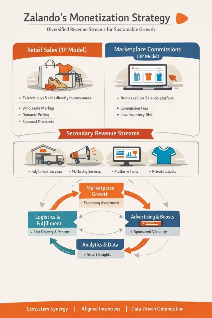 Business Model of Zalando : Complete Strategy Breakdown 2026 1 Revenue Streams and Monetization Design 22