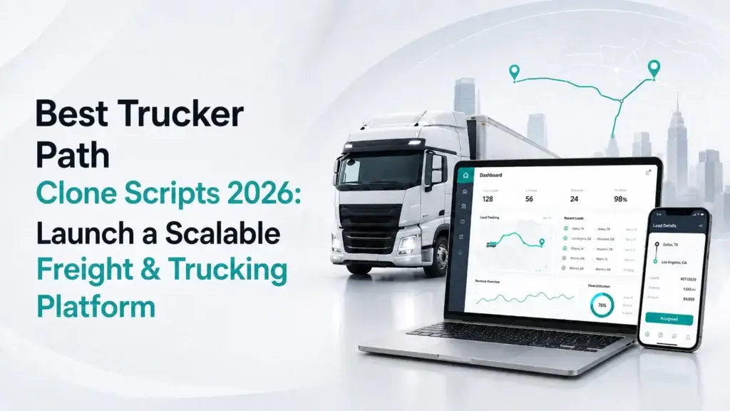 Best Trucker Path clone scripts for launching a scalable freight and trucking platform with fleet tracking and load management