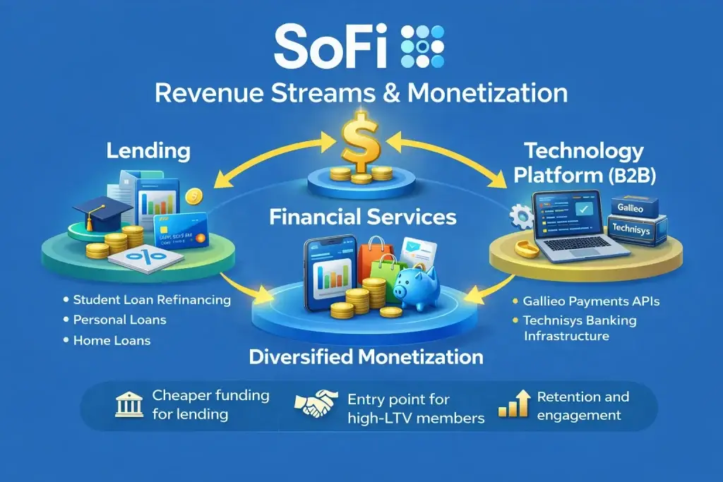 Business Model of SoFi : Complete Strategy Breakdown 2026 1 Revenue Streams Monetization Design 3