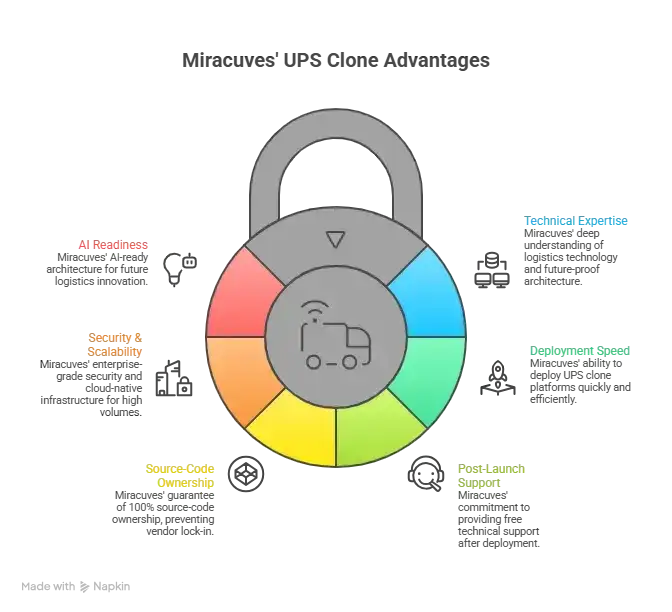 Best UPS Clone Scripts 2026 for Logistics & Courier App Development 1 Why choose Miracuves for UPS clone logistics platform development