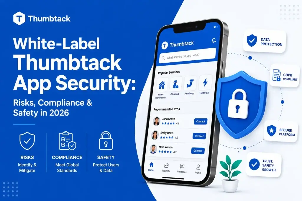 White-label Thumbtack app security guide infographic for 2026