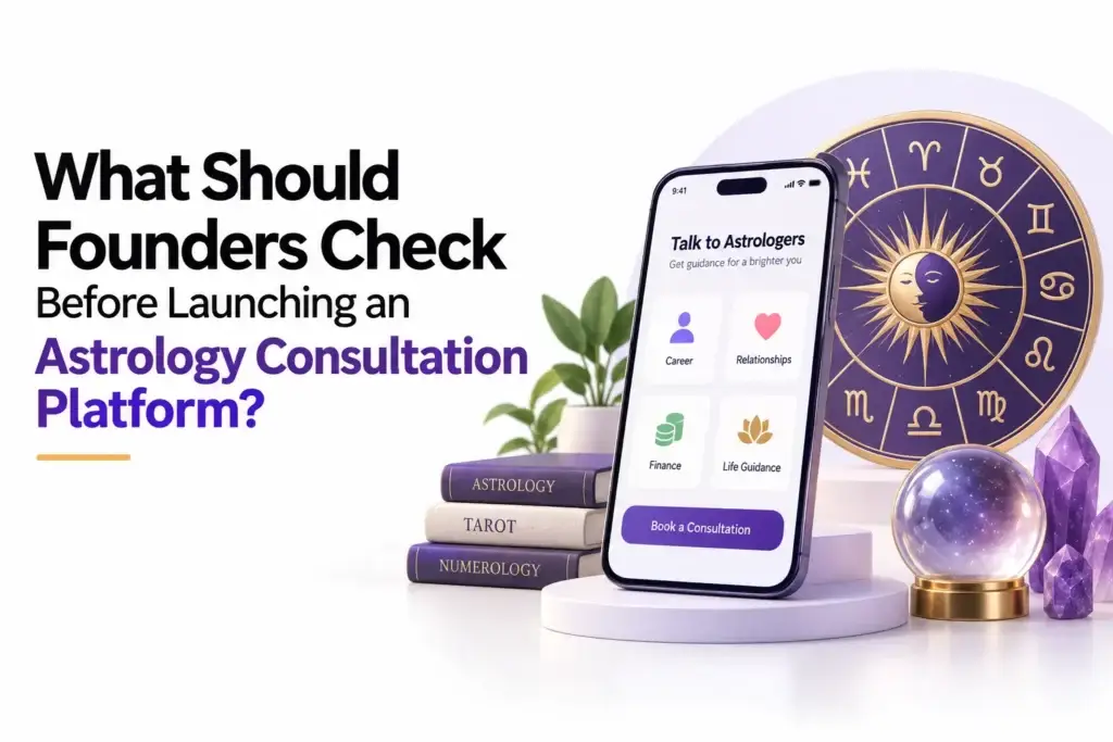 Founders checking an astrology consultation platform launch guide