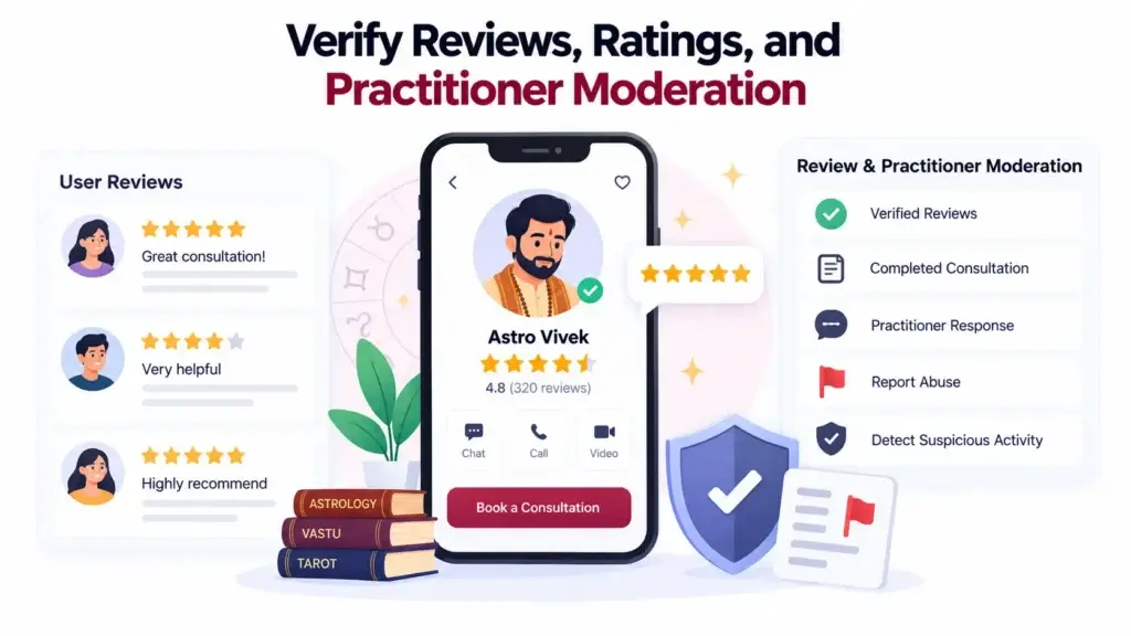 What Should Founders Check Before Launching an Astrology Consultation Platform? 2 Reviews, ratings, and practitioner moderation in an astrology platform launch guide