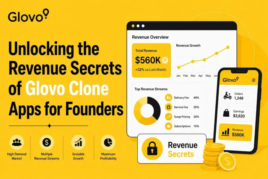 Unlocking the Revenue Secrets of Glovo Clone Apps for Founders