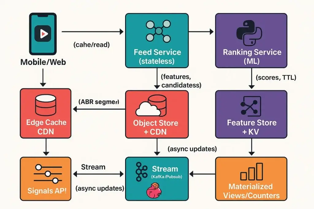 How to Scale a Short Video App Without Breaking User Experience 2 Infinite scroll optimization system for short video applications