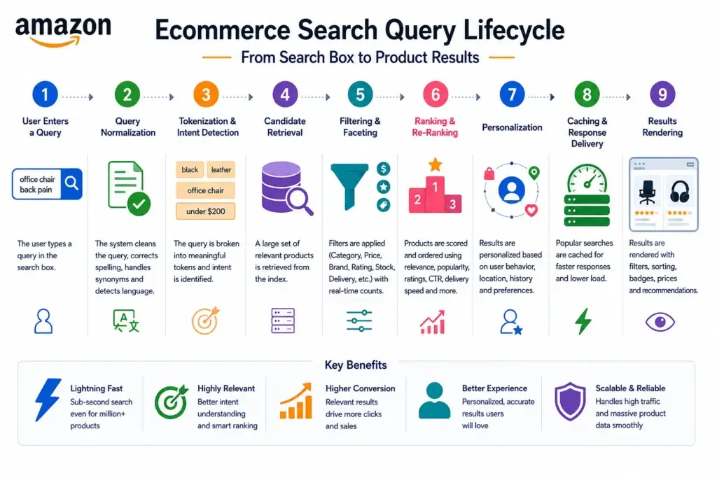 How Ecommerce Search Scripts Handle Million-Product Marketplace Queries 1 Ecommerce Search Script: Search Query Lifecycle Explained