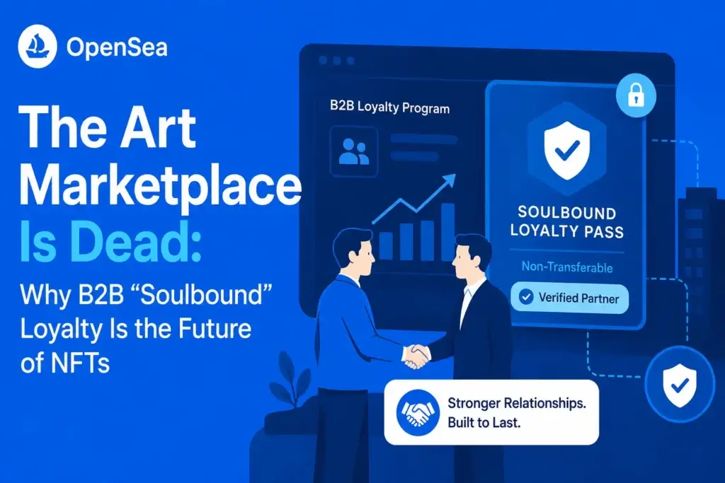 Public NFT marketplace compared with NFT loyalty platform for B2B brand retention