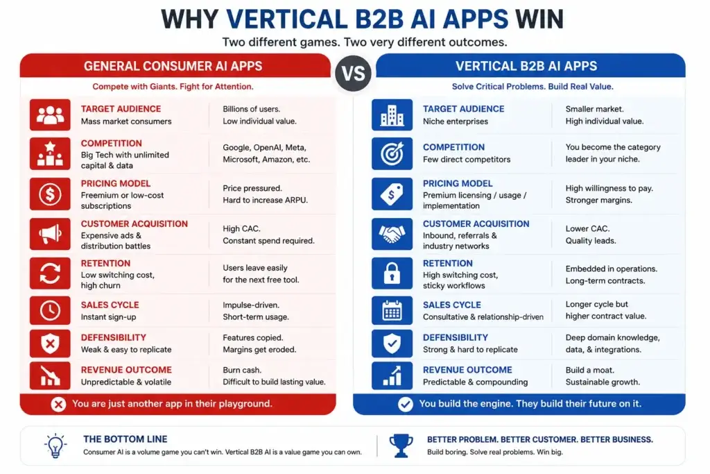 Stop Building Consumer AI: Why the Best Artificial Intelligence Apps Are โBoringโ B2B Tools 3 Examples of hyper-vertical AI applications across energy, insurance, pharmaceuticals, construction, logistics, and industrial maintenance