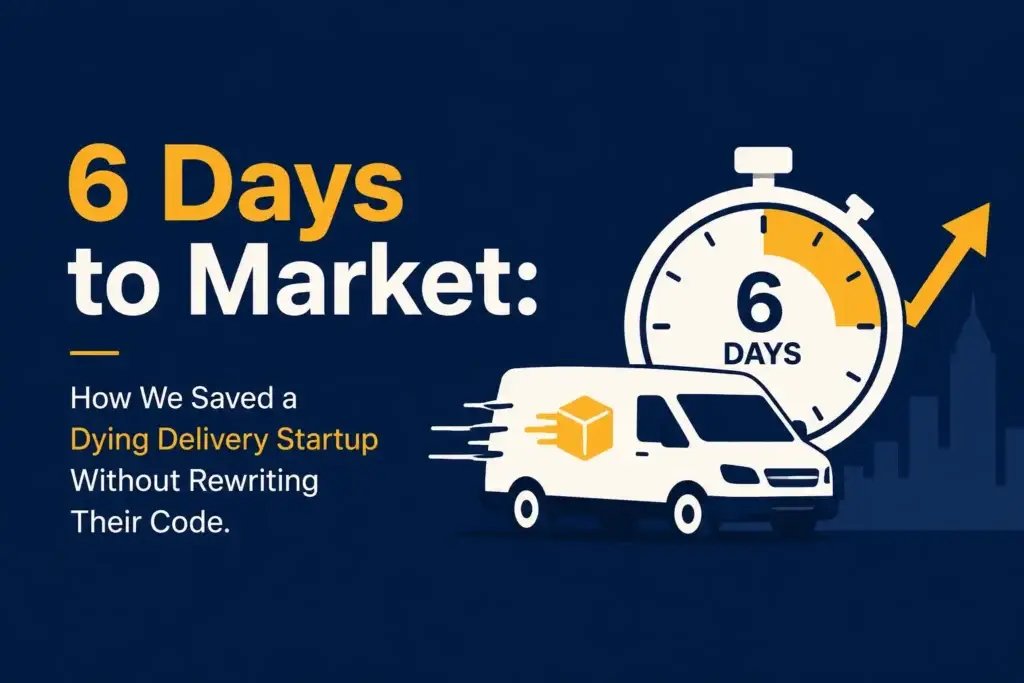 White label delivery app migration helping a startup launch in 6 days with Miracuves