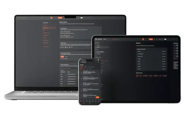 About 3 Reddit Clone Crossplatform Screens