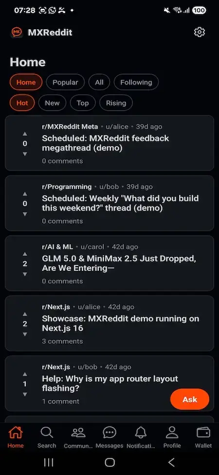 Reddit Clone 20 Reddit Clone Mobile App 8