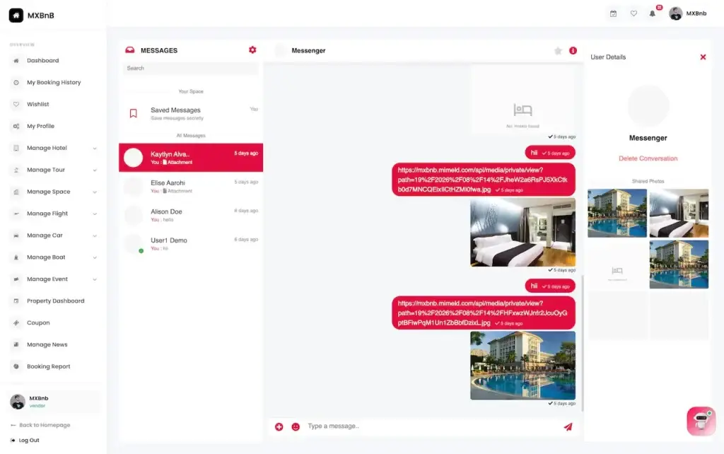 Airbnb Clone 51 Airbnb Clone Host and Guest Property Conversation