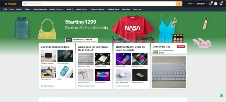 Flipkart Clone 88 Flipkart Clone Web Storefront Homepage