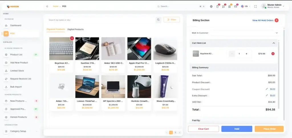 Noon Clone 54 Amazon Clone Admin Product Management