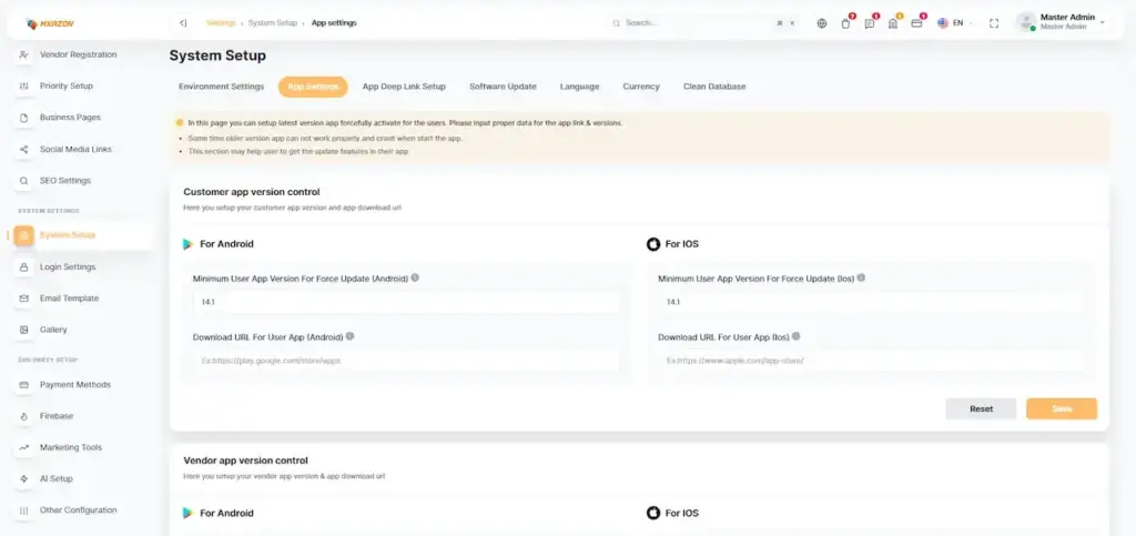 Noon Clone 50 Amazon Clone Admin System Configuration