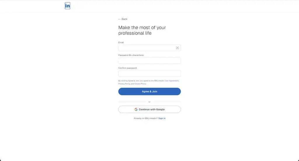 LinkedIn Clone 38 LinkedIn Clone Professional Profile Setup