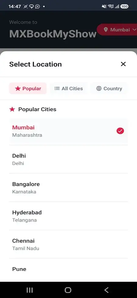 Bookmyshow Clone 20 Screenshot 20260803 144701 MXBookMyShow