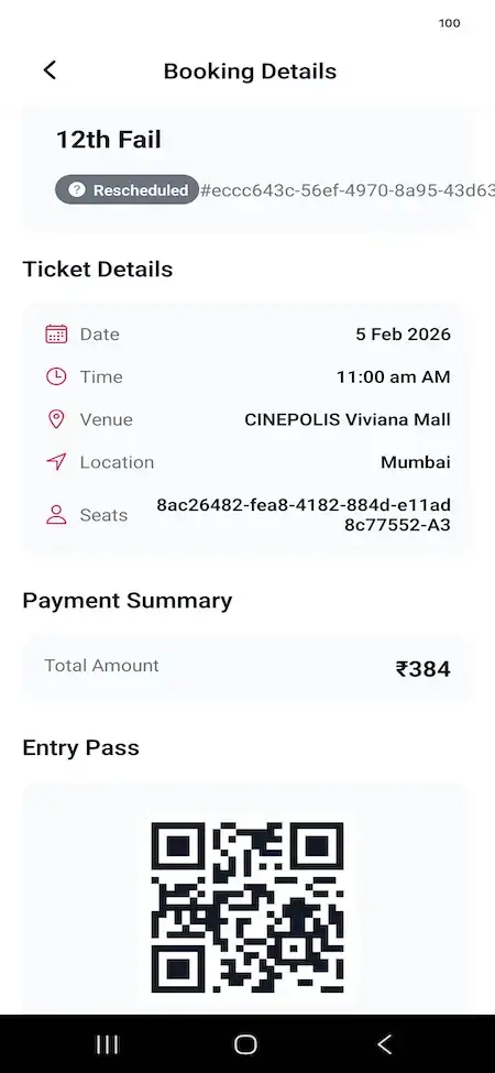 Bookmyshow Clone 15 Screenshot 20260803 144730 MXBookMyShow