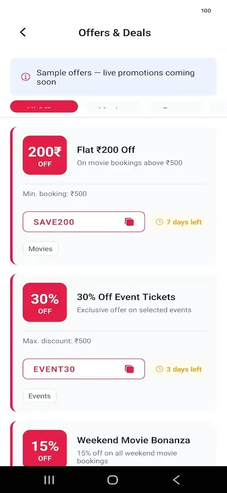 Bookmyshow Clone 14 Screenshot 20260803 144736 MXBookMyShow