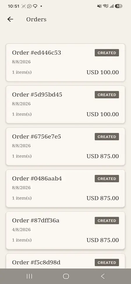 Farfetch Clone 21 Farfetch Clone Mobile Order History