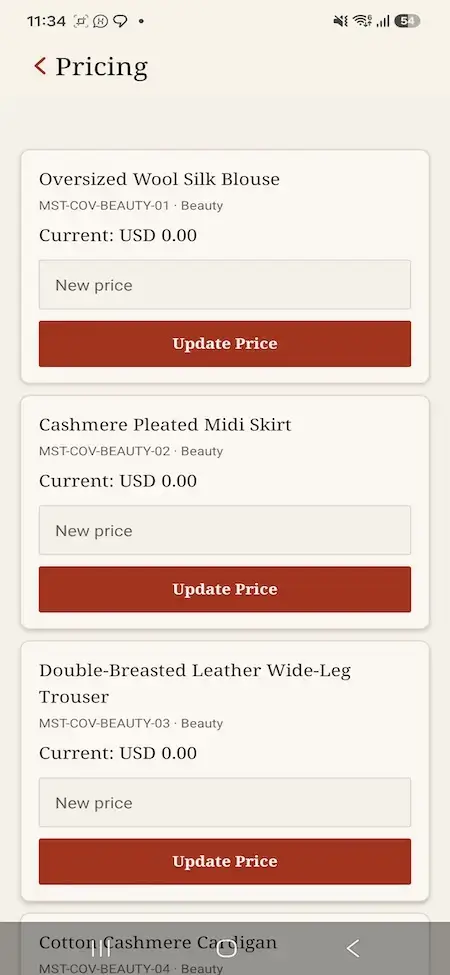 Farfetch Clone 28 Farfetch Clone Seller Pricing Management
