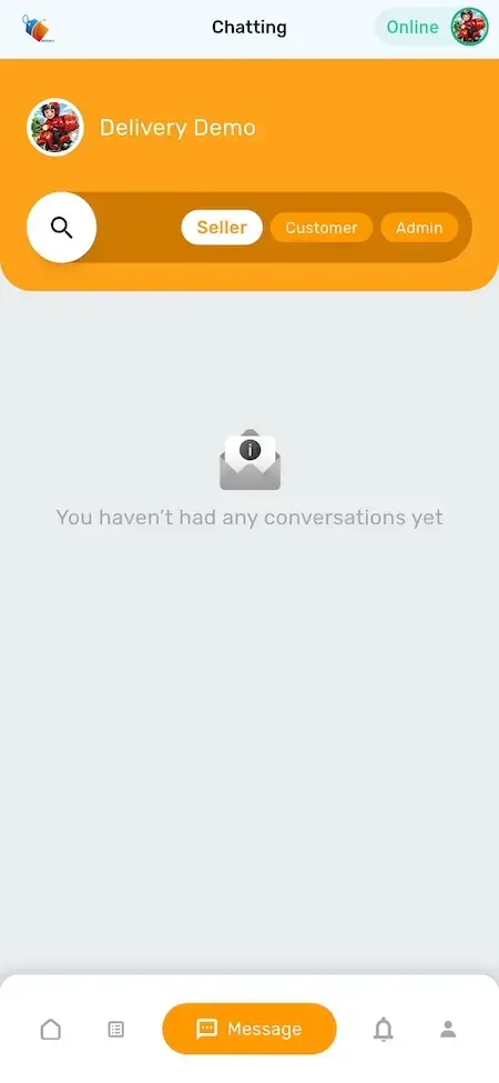 Noon Clone 47 Amazon Clone Delivery Staff Chat