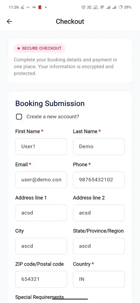 Airbnb Clone 22 Airbnb Clone Guest Checkout Contact Form