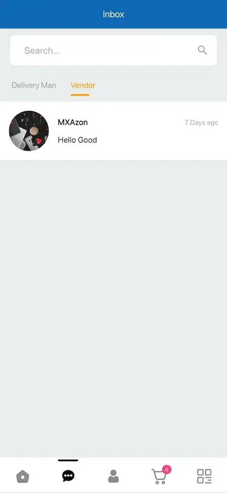 Noon Clone 23 Amazon Clone Mobile Customer Inbox