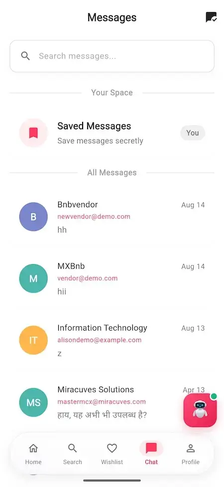 Airbnb Clone 19 Airbnb Clone Guest Message Inbox