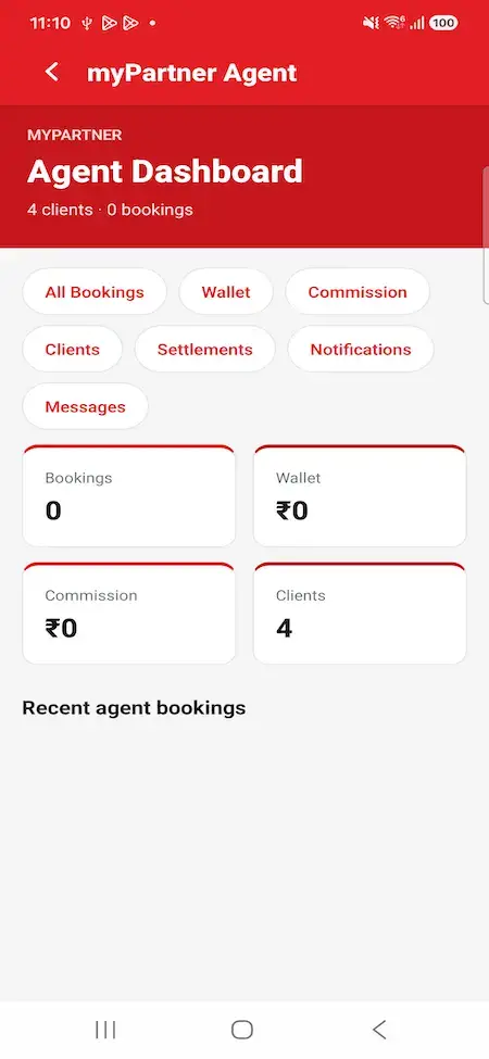 Expedia Clone 32 01 agent dashboard