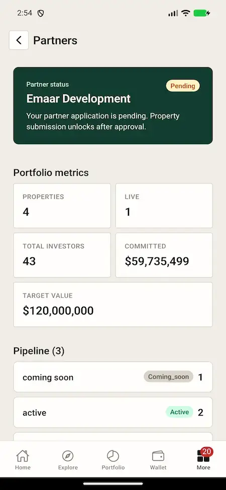 White Label Real Estate Crowdfunding Platform 39 01 dashboard 3