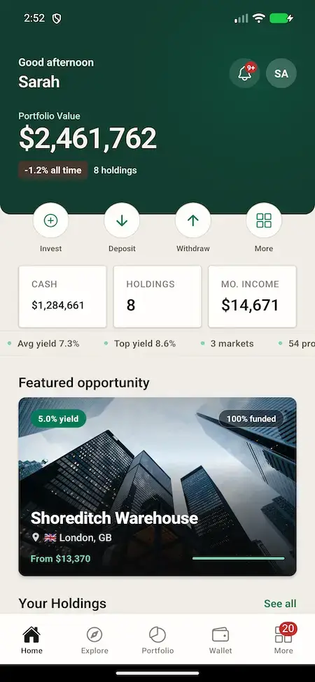 White Label Real Estate Crowdfunding Platform 19 01 home 3