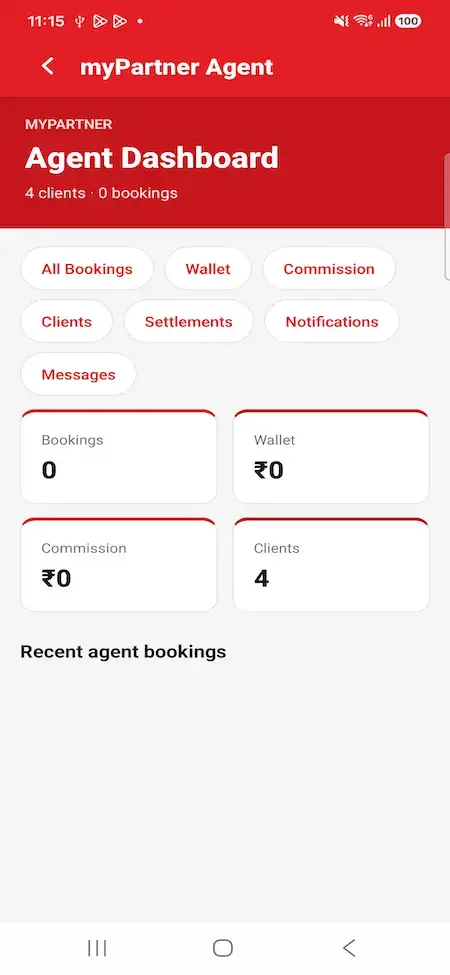 Expedia Clone 31 02 agent dashboard more