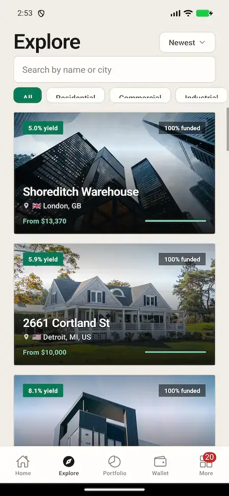 White Label Real Estate Crowdfunding Platform 18 02