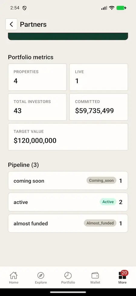 White Label Real Estate Crowdfunding Platform 37 03 pipeline