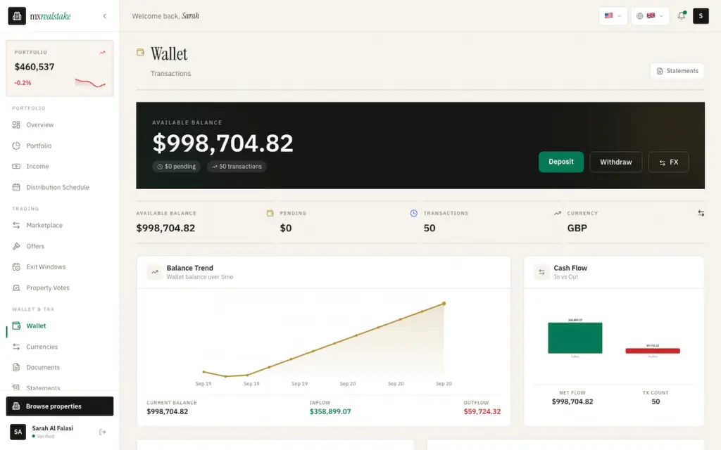 White Label Real Estate Crowdfunding Platform 53 03-wallet