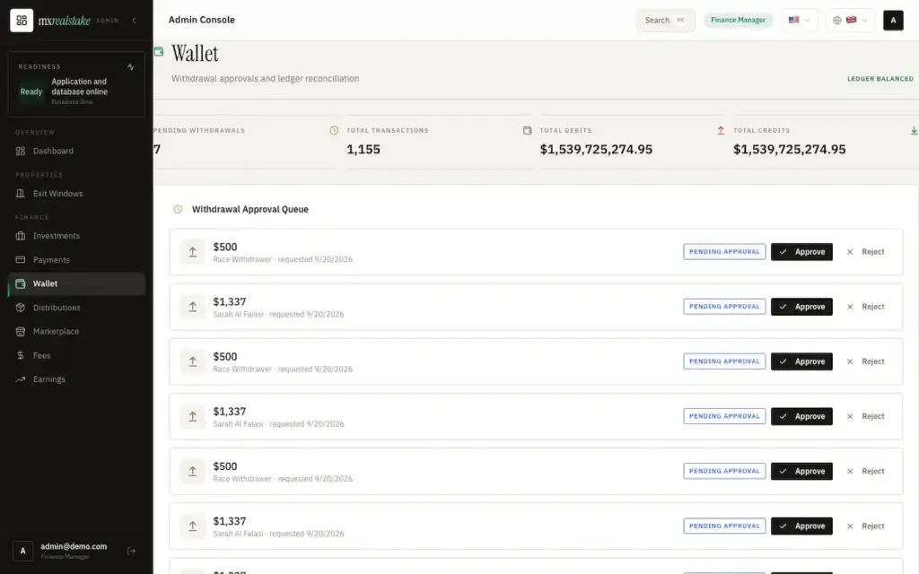 White Label Real Estate Crowdfunding Platform 57 05-wallet