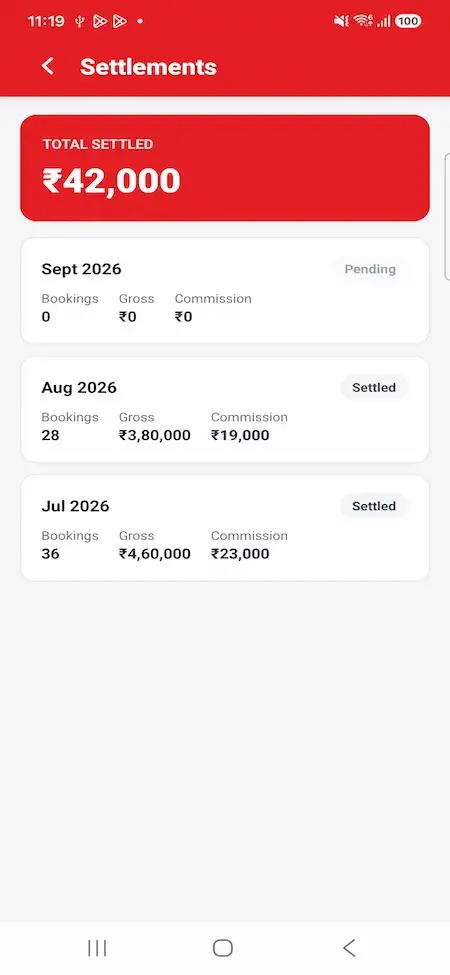 Expedia Clone 27 06 agent settlements