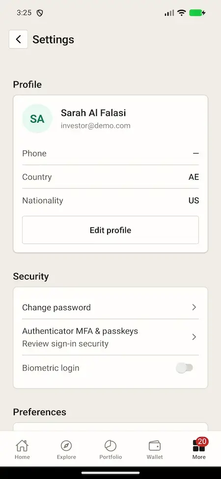 White Label Real Estate Crowdfunding Platform 11 09 settings 3