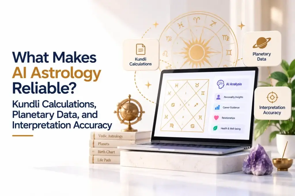 AI astrology reliability based on kundli calculations, planetary data, and interpretation accuracy