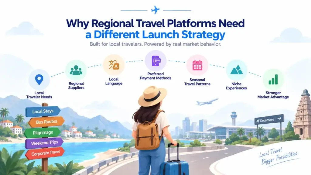 What Mistakes Should Startups Avoid When Launching a Regional Travel Booking Platform? 1 Regional travel platform launch strategy for local travelers