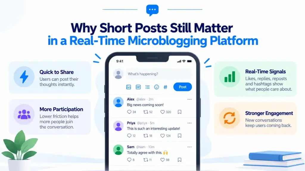 Short Posts vs Long-Form Articles: How a Real-Time Microblogging Platform Can Support Both 1 Why short posts matter in a real-time microblogging platform