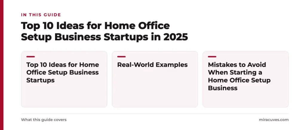 Top 10 Ideas for Home Office Setup Business Startups in 2025 2 Top 10 Ideas for Home Office Setup Business Startups in 2025: Top 10 Ideas for Home Office Setup Business Startups, Real-World Examples, Mistakes to Avoid When Starting a Home Office Setup Business