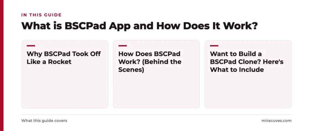 What is BSCPad App and How Does It Work? 1 What is BSCPad App and How Does It Work?: Why BSCPad Took Off Like a Rocket, How Does BSCPad Work? (Behind the Scenes), Want to Build a BSCPad Clone? Here's What to Include